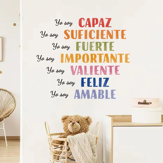 Spanish Affirmation Nursery Wall Decals