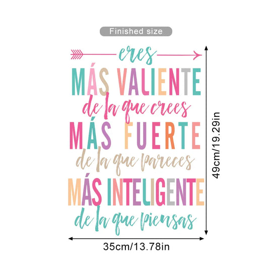 Spanish Affirmation Nursery Wall Decals