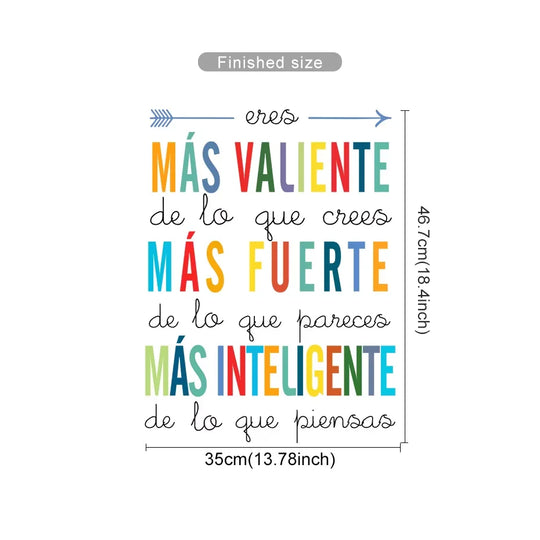 Spanish Affirmation Nursery Wall Decals