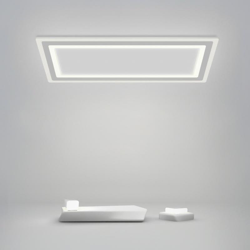 Modernist Square Flush Mount White LED Ceiling Light