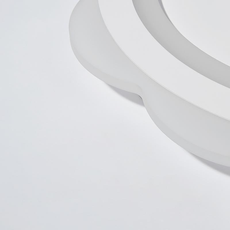 Ultra-Thin Round Flush Mount LED Ceiling Light – 17" &amp; 20" (White)