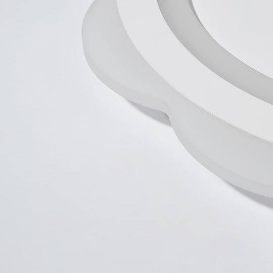 Ultra-Thin Round Flush Mount LED Ceiling Light – 17" &amp; 20" (White)