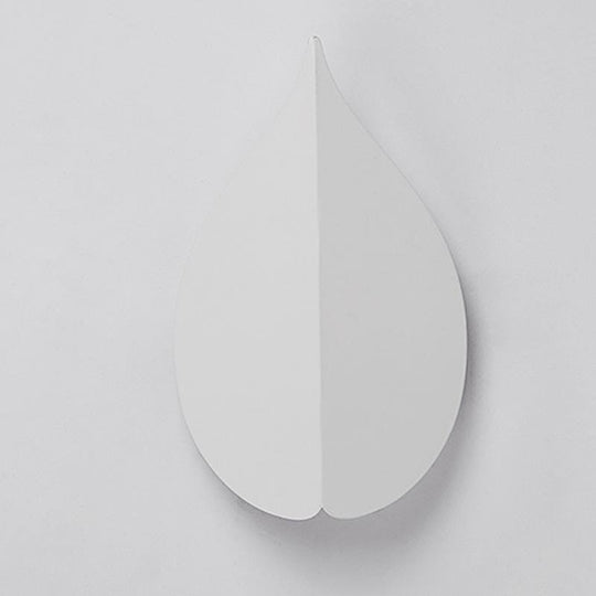 Soft Warm White Modern Leaf Shaped Wall Sconces
