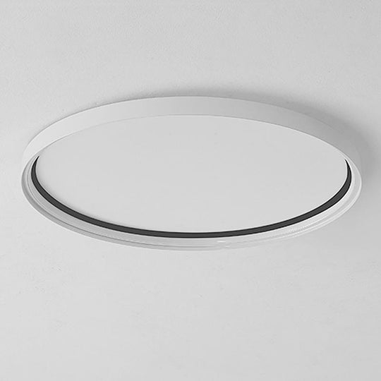 16" Single LED Acrylic Circle Flush Mount Light