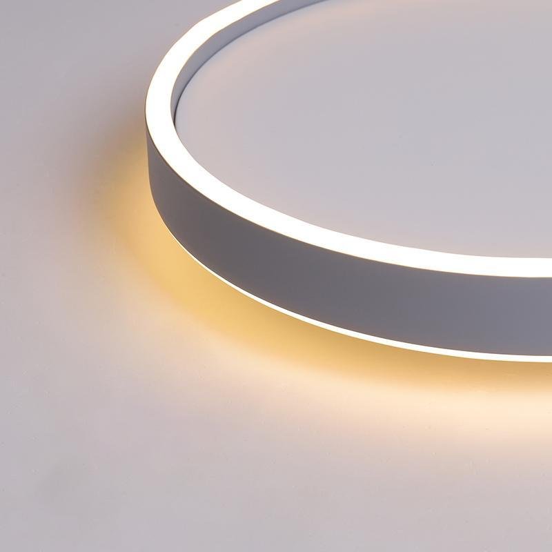Modern Circle Halo-Shaped LED Flush Mount Ceiling Light