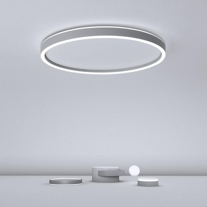 Modern Circle Halo-Shaped LED Flush Mount Ceiling Light