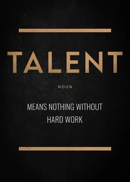 Success Hustle Limitless Motivational Quotes Canvas Wall Art
