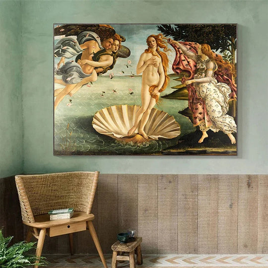 Vintage Classic Masterpiece Canvas Wall Art Print