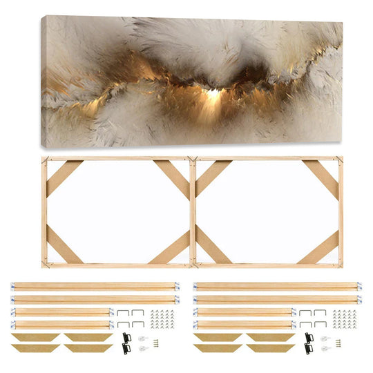 DIY Natural Wood Frame Kit For Canvas Prints