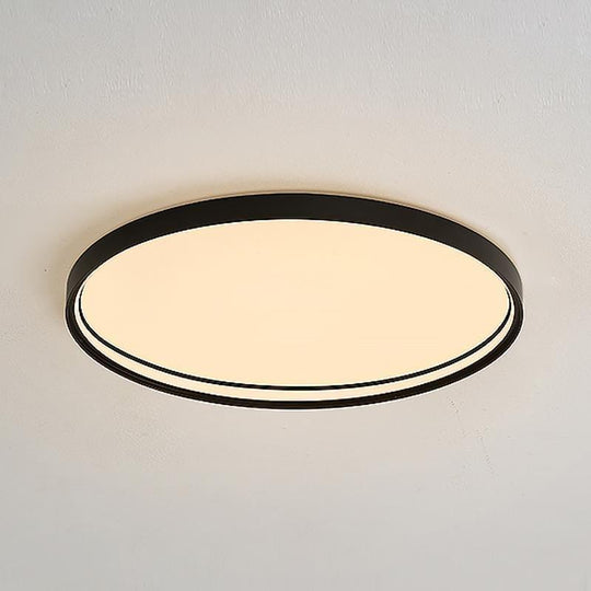 16" Single LED Acrylic Circle Flush Mount Light