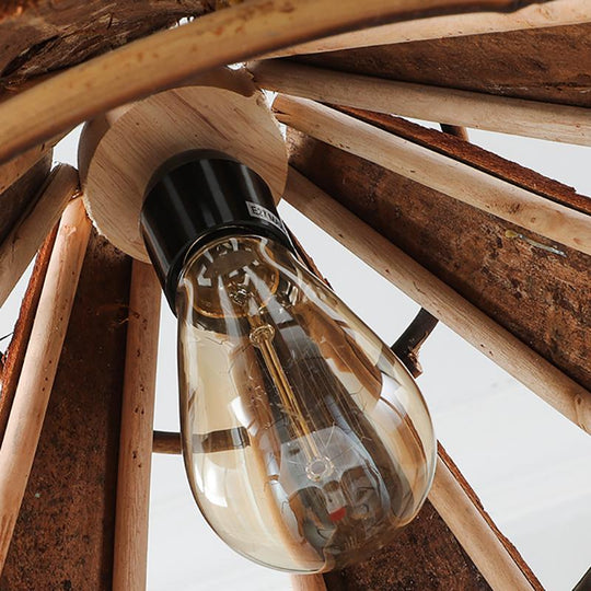 Farmhouse Wood Pendant Light With a Unique Farmhouse Appearance