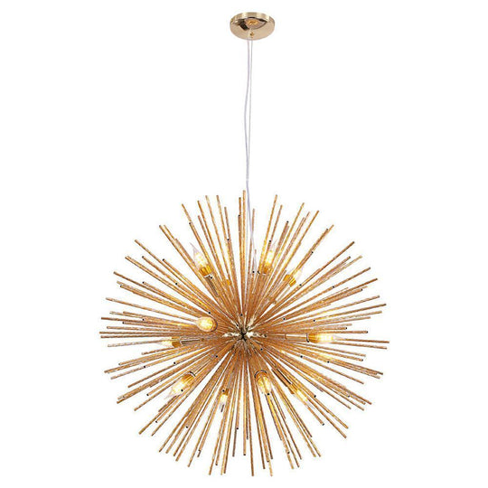 Unique Globe Design LED Electroplated Metal Pendant Light