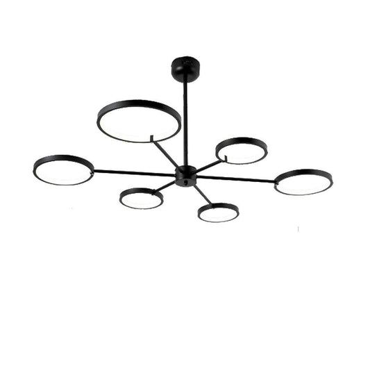 Mini Sputnik Modern Metal &amp; Silica Gel LED Chandelier