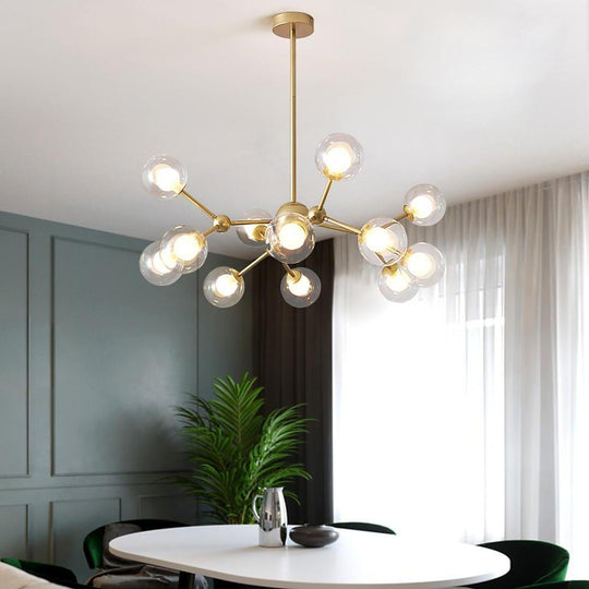 Radiant Beauty 12-Light Sputnik LED Chandelier