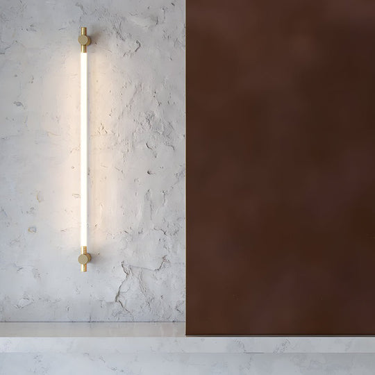 Brass Linear LED Bathroom Vanity Light – 35.4’’ &amp; 47.2’’
