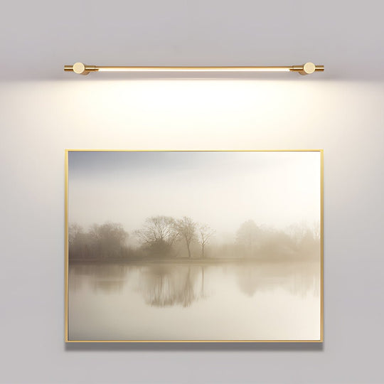 Brass Linear LED Bathroom Vanity Light – 35.4’’ &amp; 47.2’’