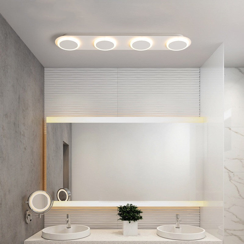 Combination Square Linear LED Flush Mount Ceiling Light
