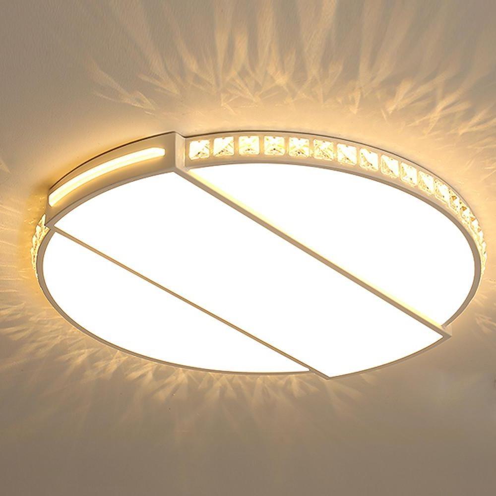 Circle Rectangular Flush Mount LED Ceiling Light with Single Ambient Light