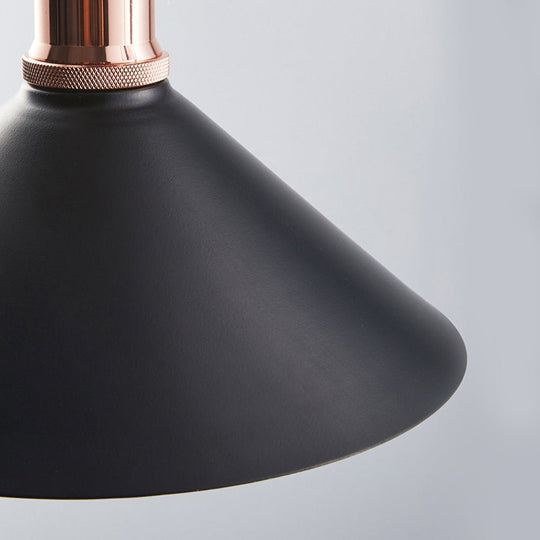Classic Conical Solar LED Pendant Light Outdoor &amp; Indoor Hanging Lamp
