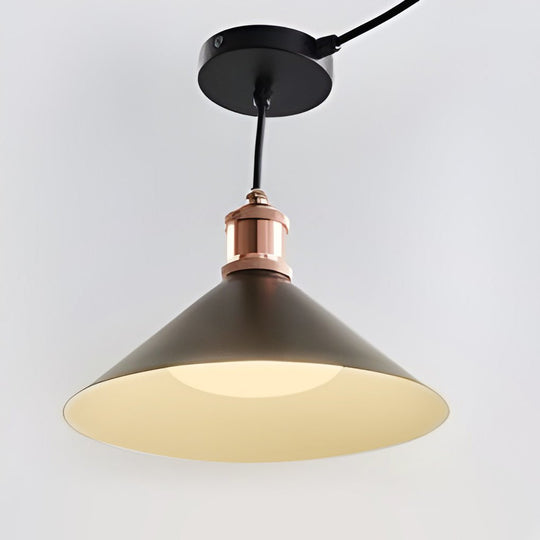 Classic Conical Solar LED Pendant Light Outdoor &amp; Indoor Hanging Lamp