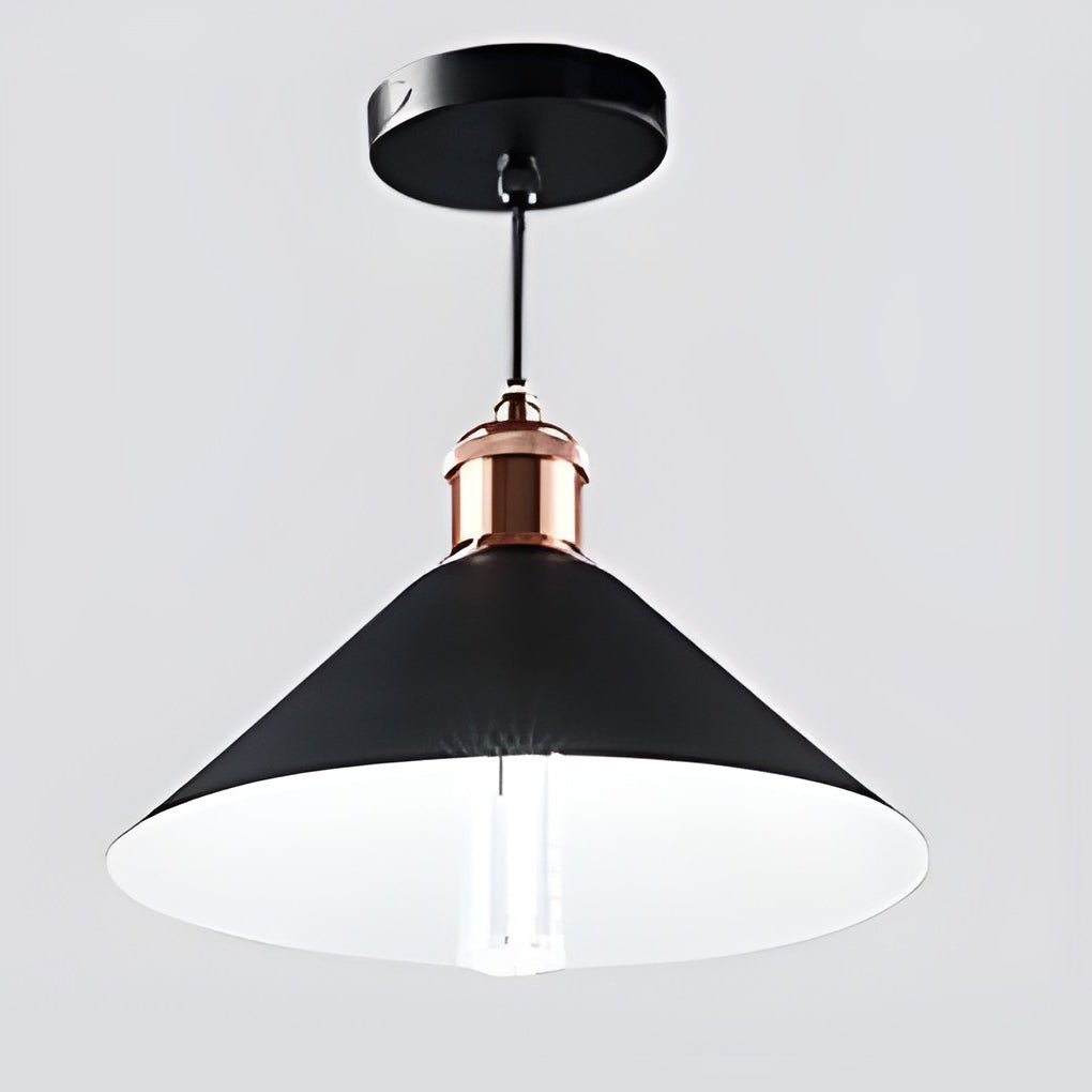 Classic Conical Solar LED Pendant Light Outdoor &amp; Indoor Hanging Lamp