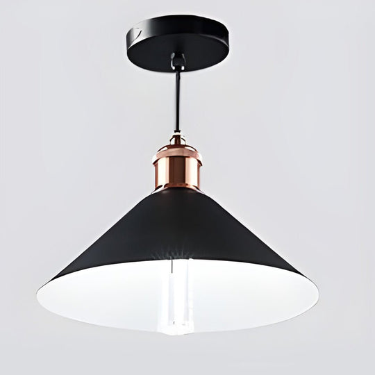 Classic Conical Solar LED Pendant Light Outdoor &amp; Indoor Hanging Lamp