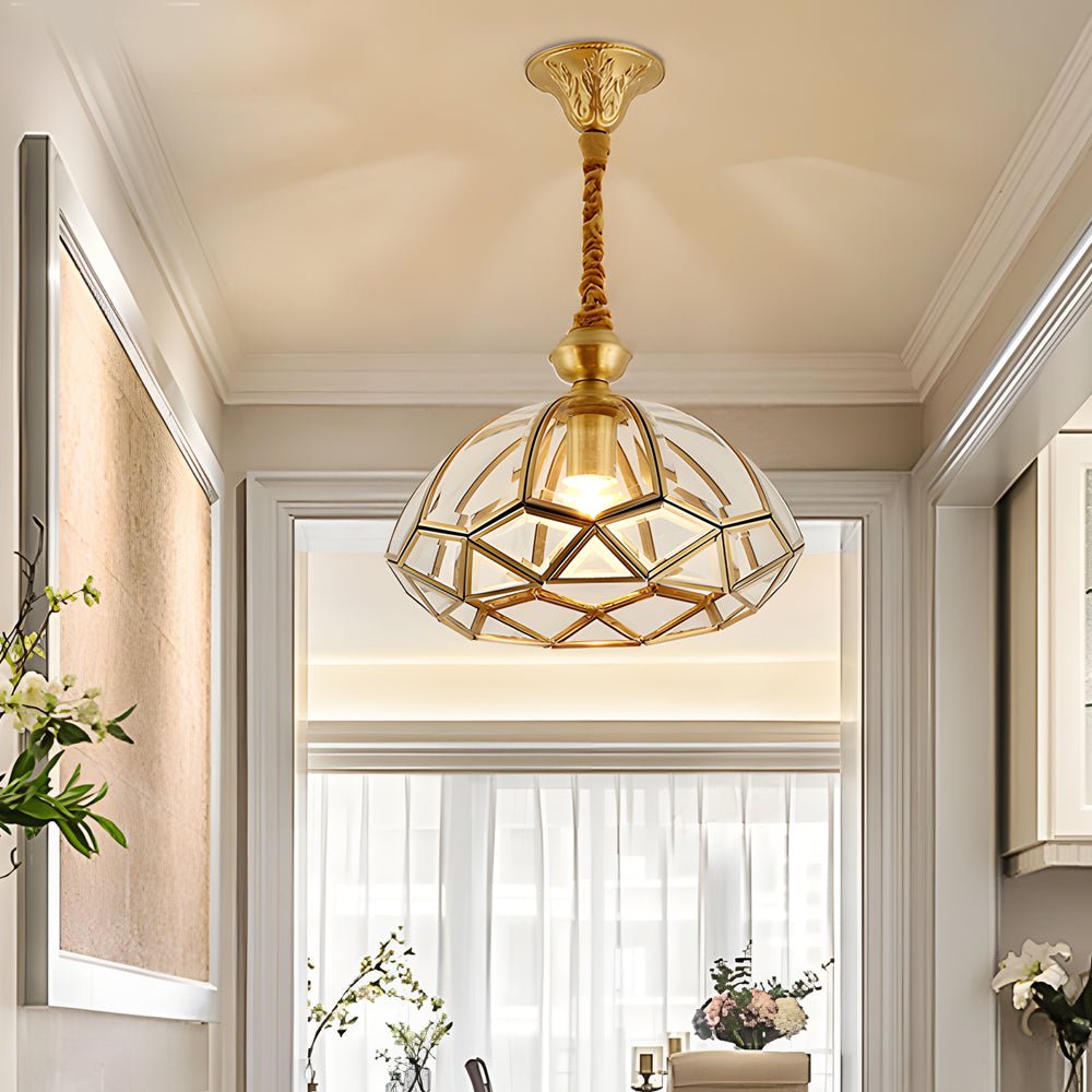 Classic Glass Flowers Elegant 3 Step Dimming European Style Chandelier