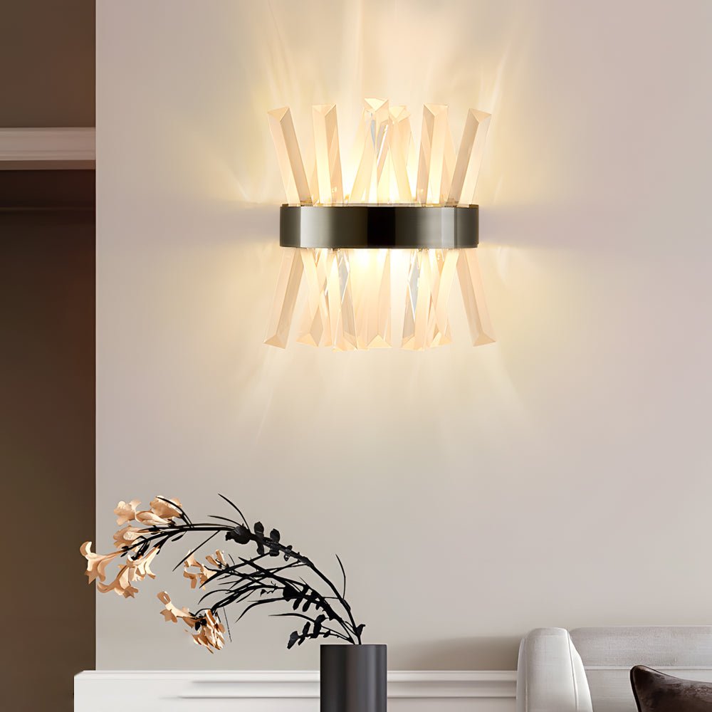 Creative Crystal Strips Luxury Up &amp; Down Lighting Nordic Wall Lamp