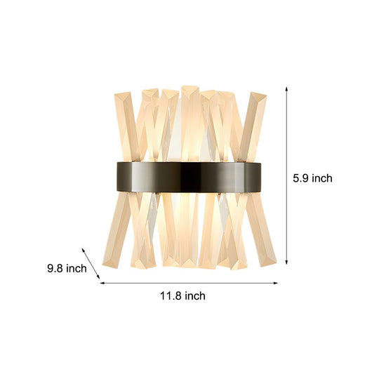 Creative Crystal Strips Luxury Up &amp; Down Lighting Nordic Wall Lamp