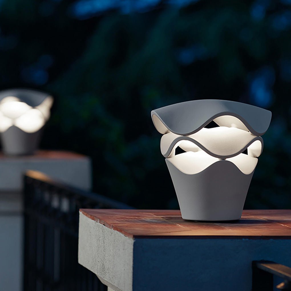 Multi-Functional Layered Design LED Outdoor Landscape Light