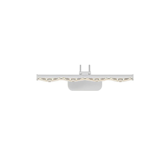 Crystal-Like Bathroom Vanity Light with Multi-Faceted Prismatic Acrylic Shade