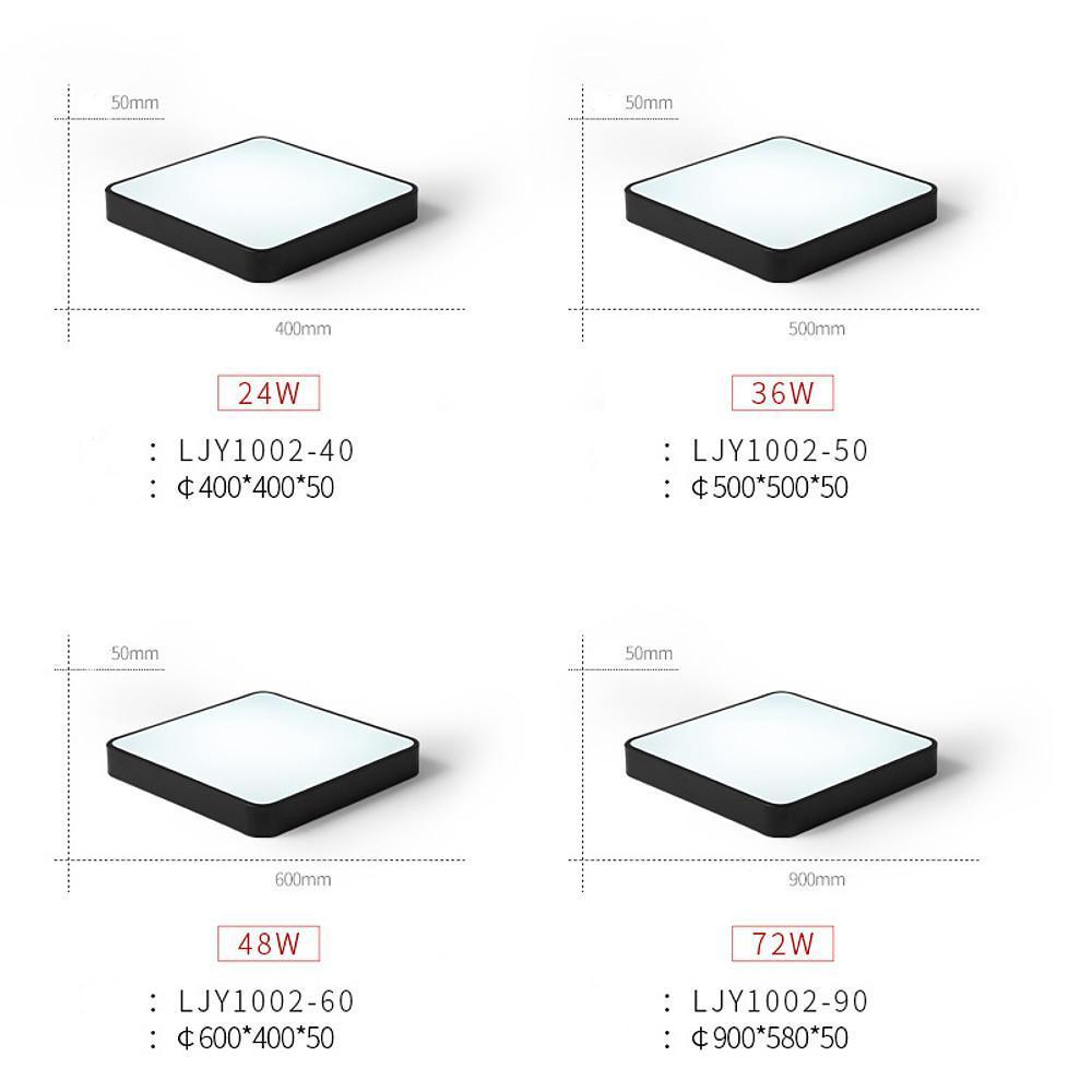 Square LED Flush Mount Light for Baby &amp; Kids Rooms, Living Room, or Bedroom