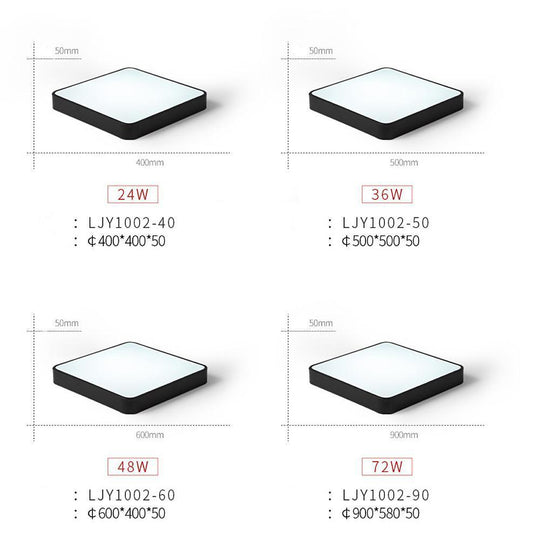 Square LED Flush Mount Light for Baby &amp; Kids Rooms, Living Room, or Bedroom
