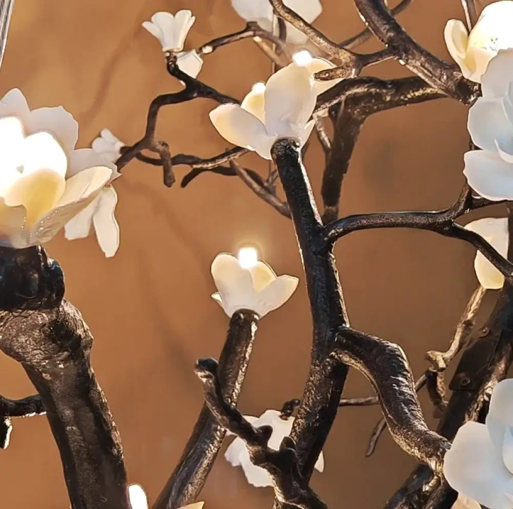 Nordic Ceramic &amp; Copper Branch Chandelier – Modern Luxury Lighting