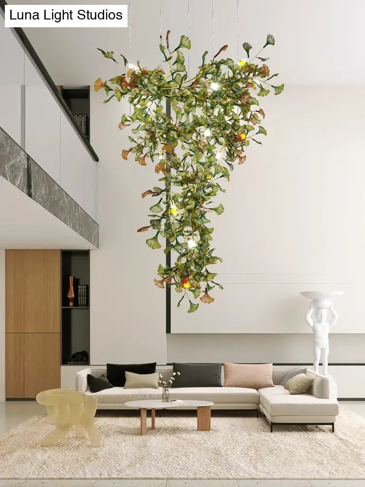 Ginkgo Glass Pendant Chandelier – Modern Luxury Lighting