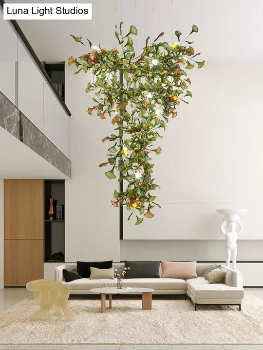 Ginkgo Glass Pendant Chandelier – Modern Luxury Lighting
