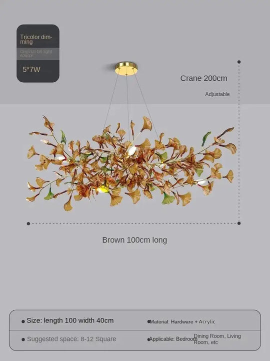 Ginkgo Glass Pendant Chandelier – Modern Luxury Lighting