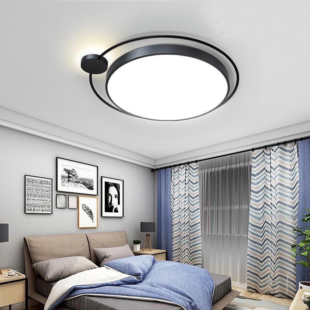 Circular Dimmable LED Nordic Flush Mount Ceiling Light