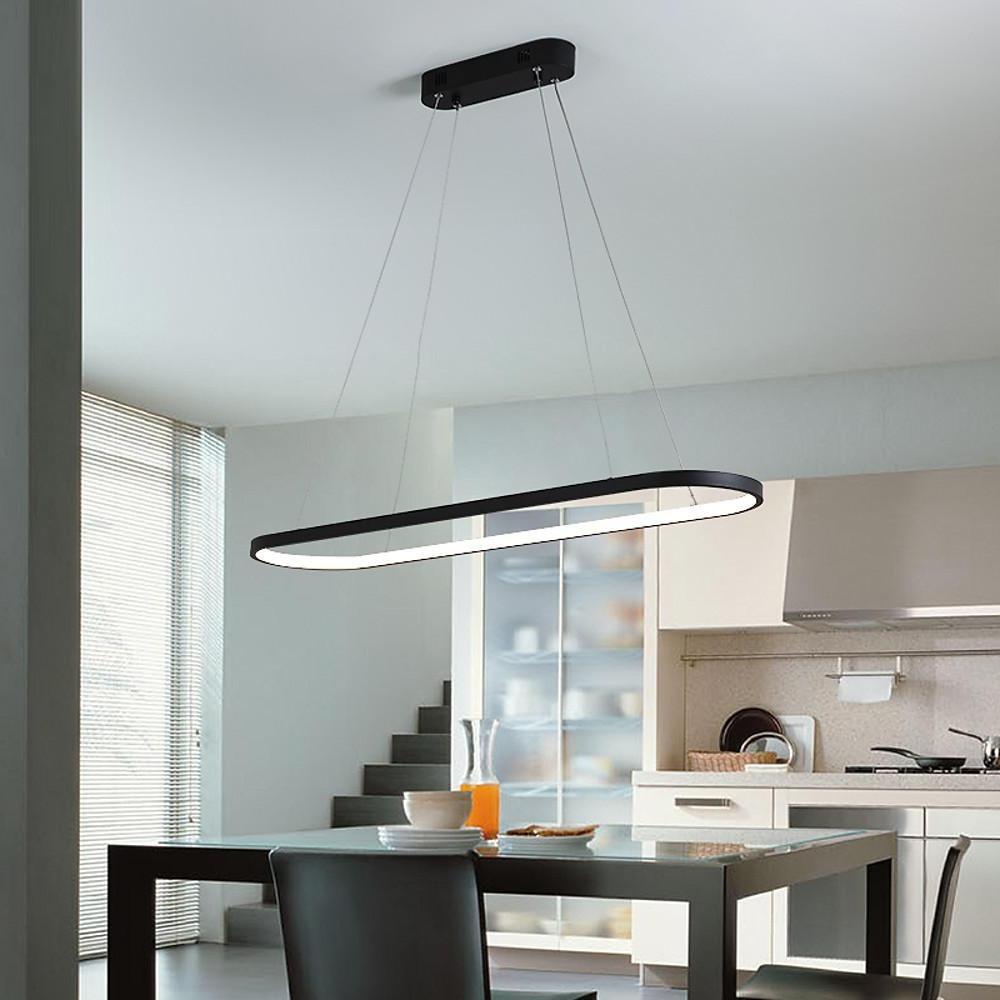 Linear Rectangle Chandelier – LED Dining Room Chandeliers