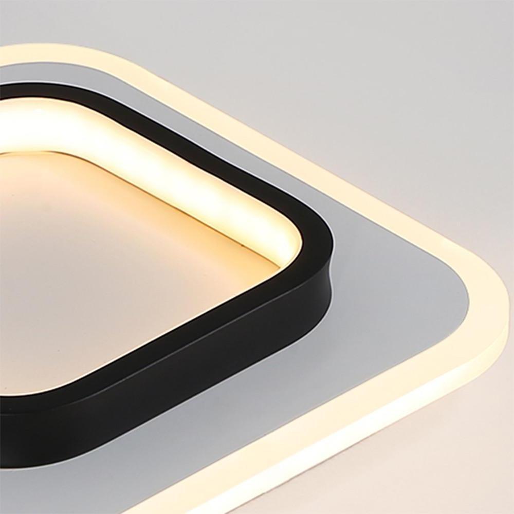 Double Square Shaped Flush Mount LED Ceiling Light for Kitchen Sink