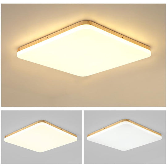 Circular Dimmable LED Nordic Flush Mount Ceiling Light