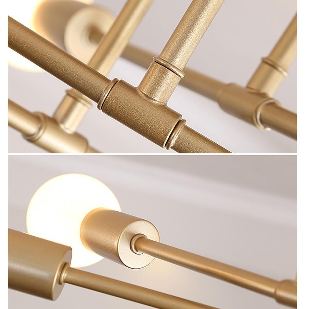 6-Light Globe LED Sputnik Chandelier