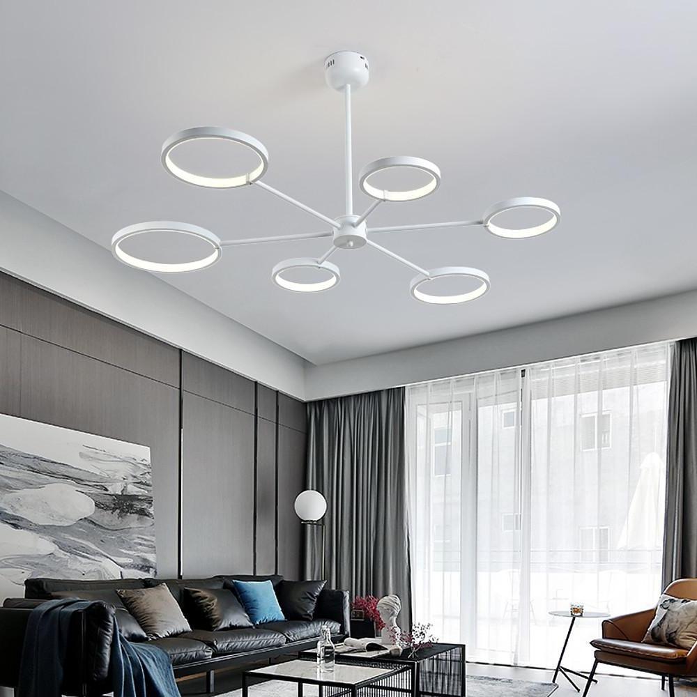 Mini Sputnik Modern Metal &amp; Silica Gel LED Chandelier