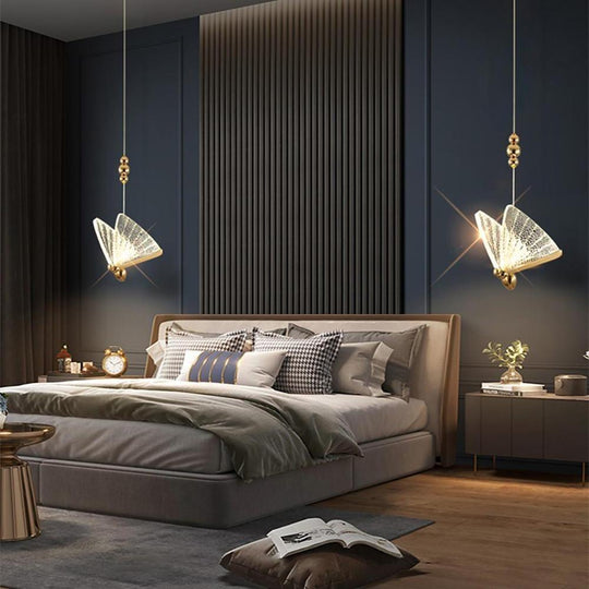 Butterfly Shaped Coastal LED Pendant Light