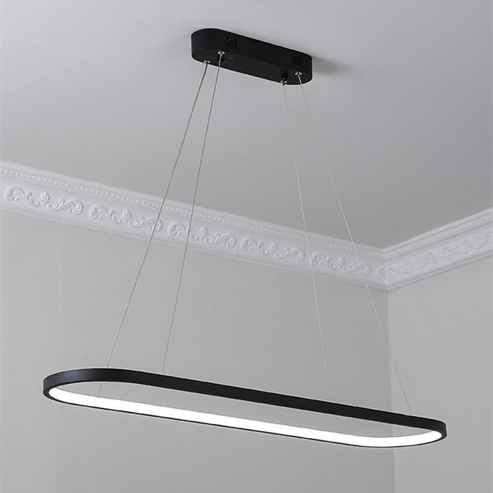 Rounded Rectangle LED Pendant Light for Kitchen