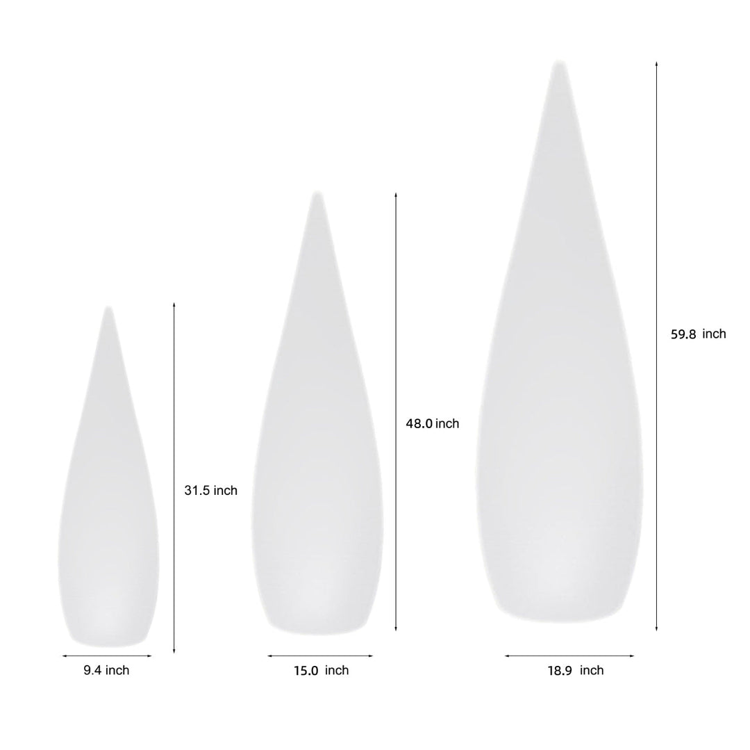 Three-Way Powered Water Drop LED Floor Lamp for Indoor &amp; Outdoor