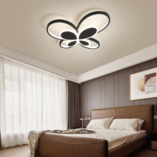 Cluster Dimmable Butterfly LED Flush Mount Ceiling Light for Baby &amp; Kids