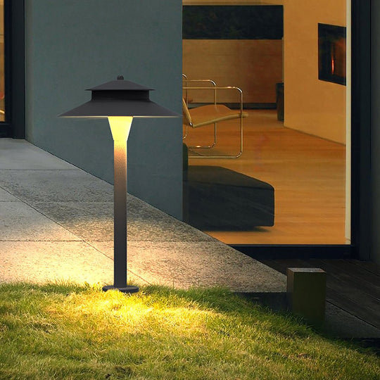 Aluminum Industrial Hat-Top LED Pathway Light Outdoor 5W Lawn Lamp