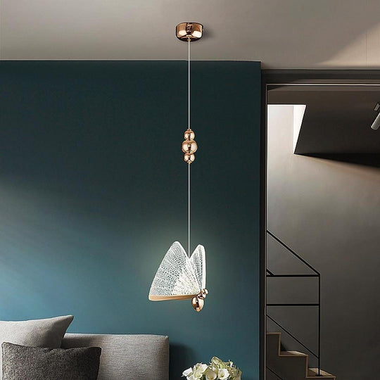 Butterfly Shaped Coastal LED Pendant Light