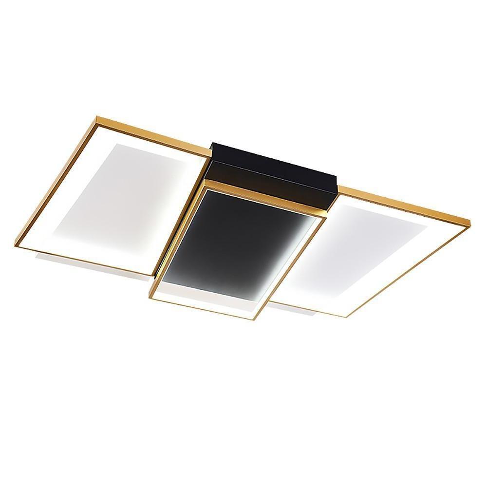 Rectangle &amp; Round LED Modern Flush Mount Ceiling Light